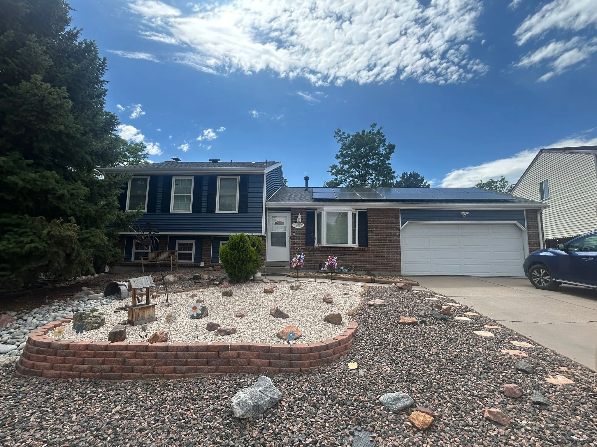 Completed siding project on a Colorado home