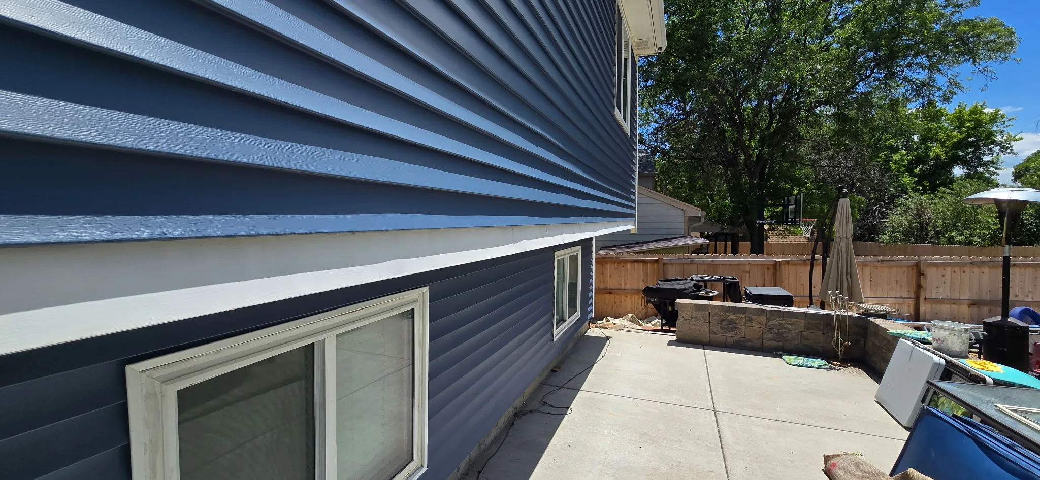 Window and siding trim detail